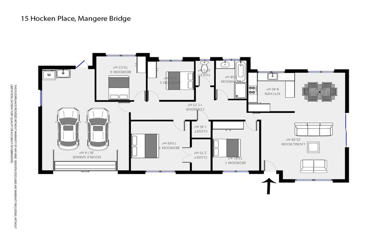 Photo of property in 15 Hocken Place, Mangere Bridge, Auckland, 2022