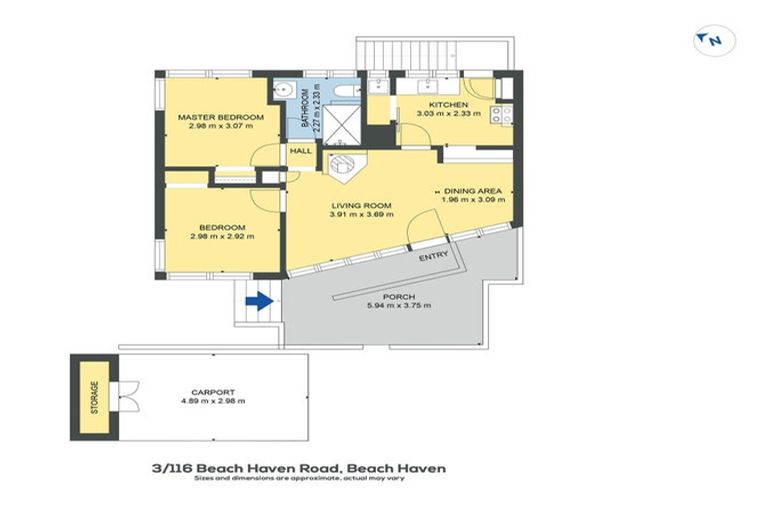 Photo of property in 3/116 Beach Haven Road, Beach Haven, Auckland, 0626