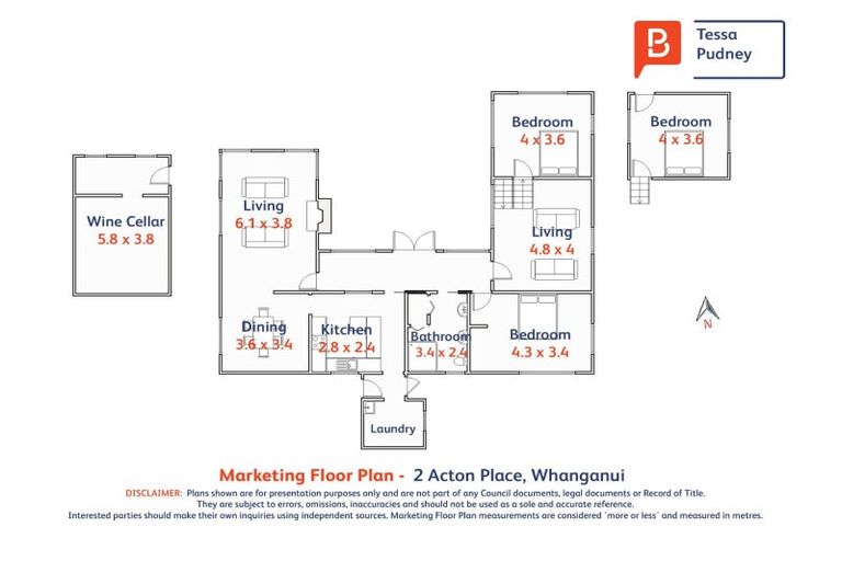 Photo of property in 2 Acton Place, Saint Johns Hill, Whanganui, 4500