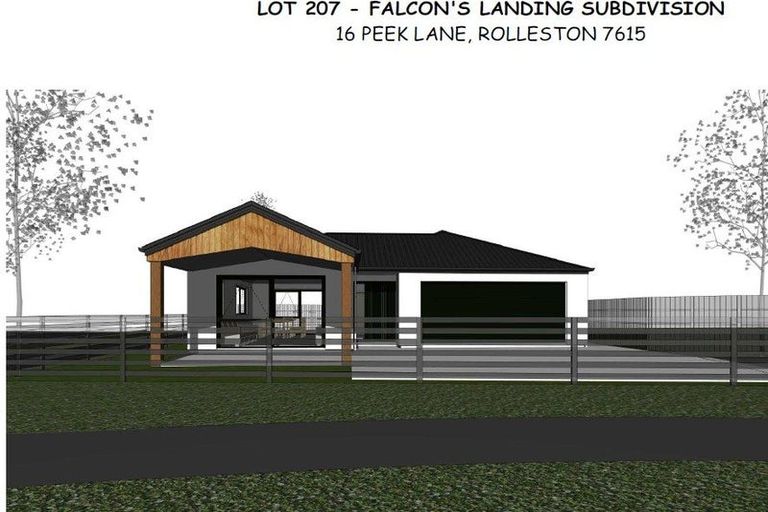 Photo of property in 16 Peek Lane, Rolleston, 7615