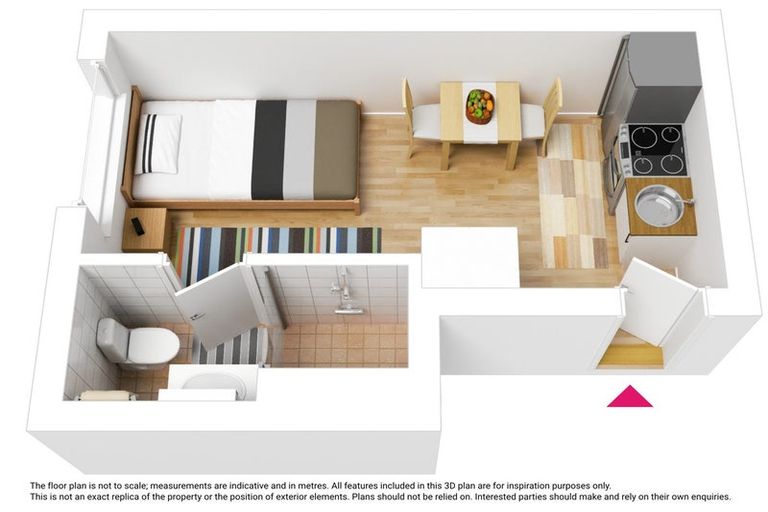 Photo of property in Southern Cross Apartments, 402/35 Abel Smith Street, Te Aro, Wellington, 6011