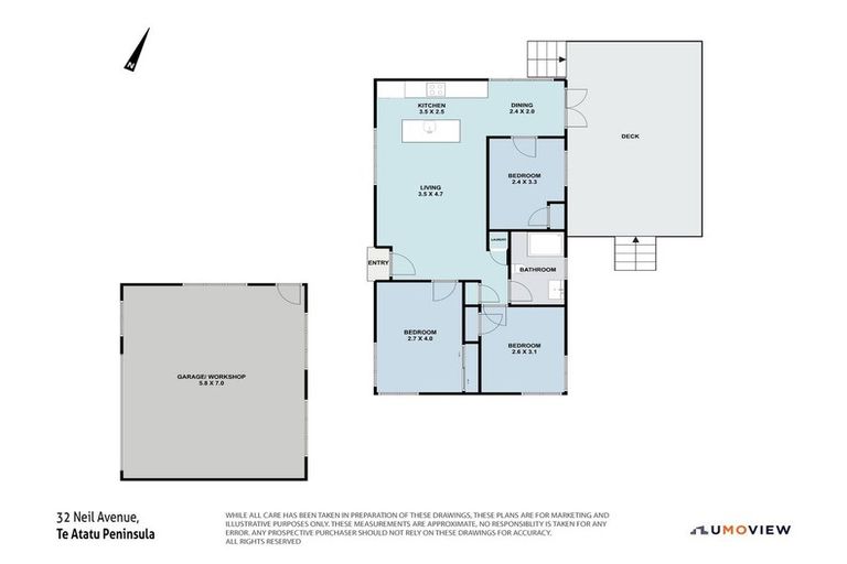 Photo of property in 32 Neil Avenue, Te Atatu Peninsula, Auckland, 0610