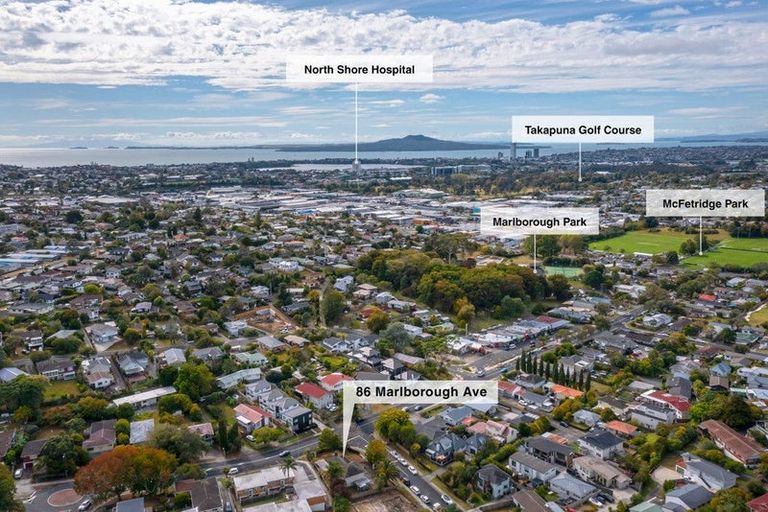 Photo of property in 86 Marlborough Avenue, Glenfield, Auckland, 0629