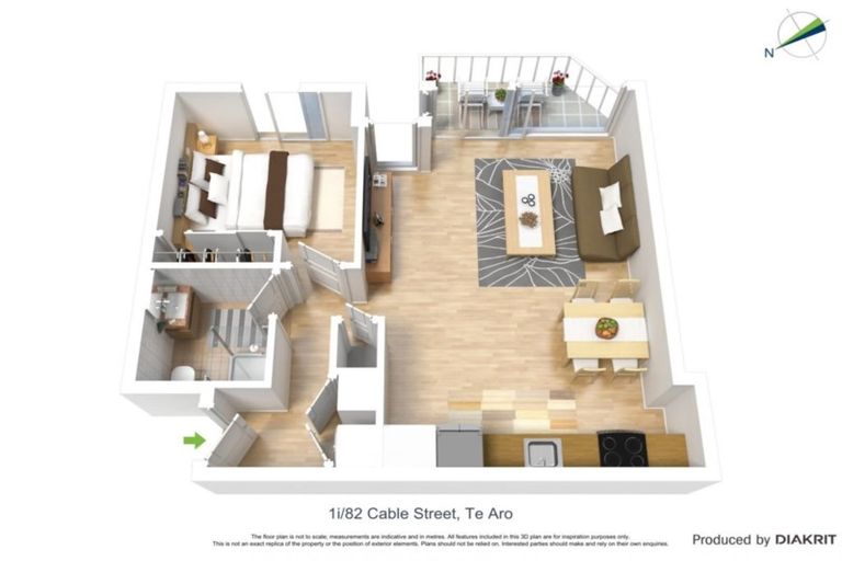 Photo of property in Piermont Apartments, 1i/82 Cable Street, Te Aro, Wellington, 6011