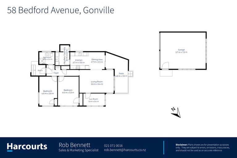 Photo of property in 58 Bedford Avenue, Gonville, Whanganui, 4501