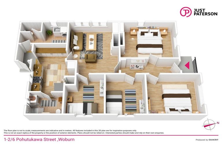 Photo of property in 1-2/6a Pohutukawa Street, Woburn, Lower Hutt, 5010