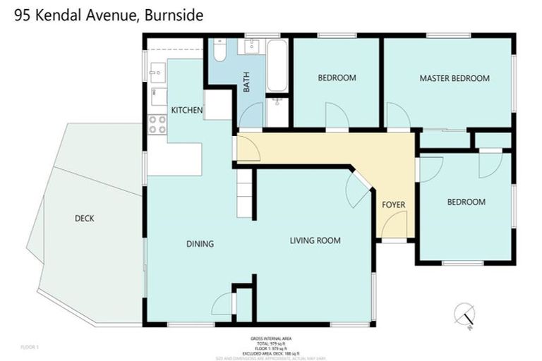 Photo of property in 95 Kendal Avenue, Burnside, Christchurch, 8053