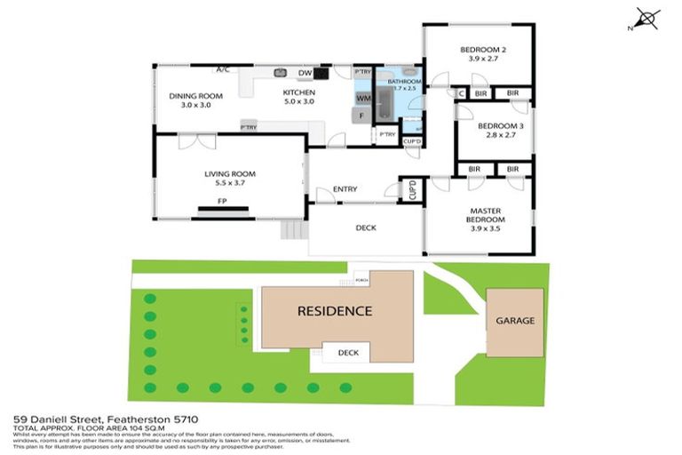 Photo of property in 59 Daniell Street, Featherston, 5710