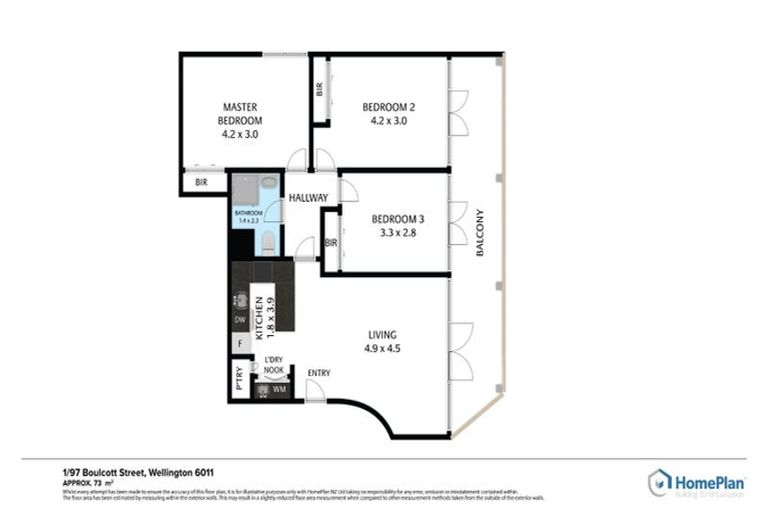 Photo of property in 1/97 Boulcott Street, Wellington Central, Wellington, 6011