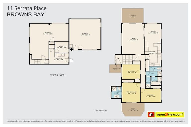 Photo of property in 11 Serrata Place, Browns Bay, Auckland, 0630