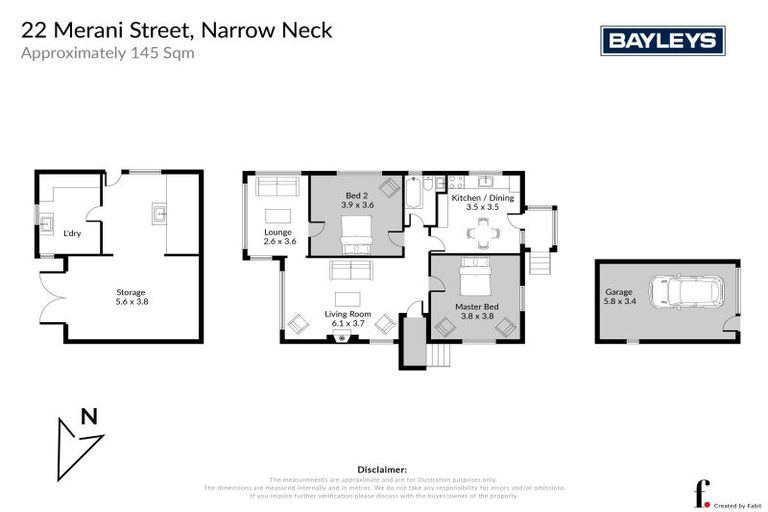 Photo of property in 22 Merani Street, Narrow Neck, Auckland, 0622