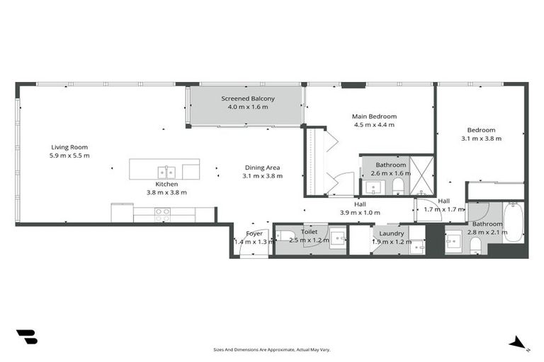 Photo of property in Sentinel Apartments, 1903/3 Northcroft Street, Takapuna, Auckland, 0622