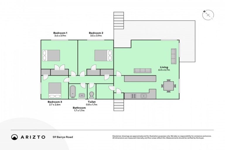 Photo of property in 59 Barrys Road, Glendene, Auckland, 0602