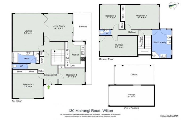 Photo of property in 130 Mairangi Road, Wilton, Wellington, 6012