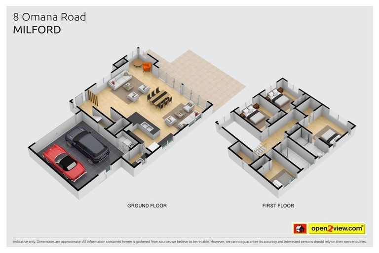 Photo of property in 1/8 Omana Road, Milford, Auckland, 0620