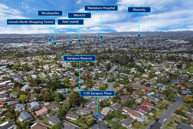 Photo of property in 1/20 Sarajevo Place, Massey, Auckland, 0614