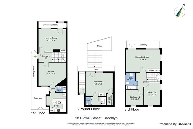 Photo of property in 18 Bidwill Street, Mount Cook, Wellington, 6021