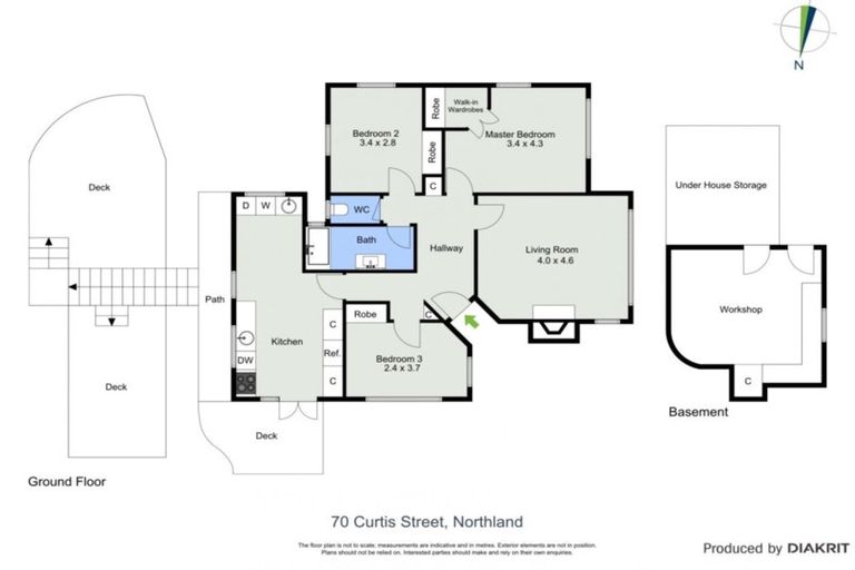 Photo of property in 70 Curtis Street, Northland, Wellington, 6012