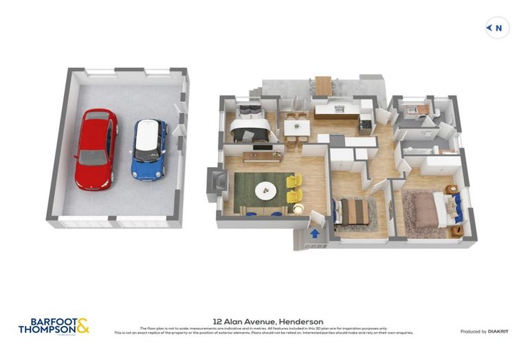 Photo of property in 12 Alan Avenue, Henderson, Auckland, 0610