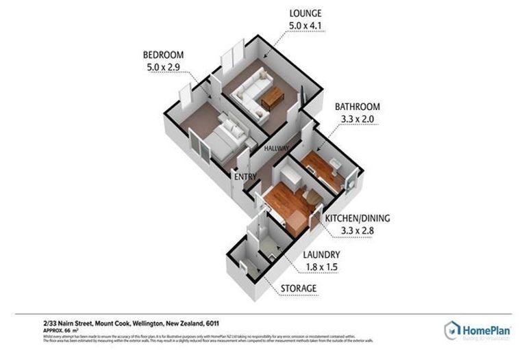 Photo of property in 33 Nairn Street, Mount Cook, Wellington, 6011