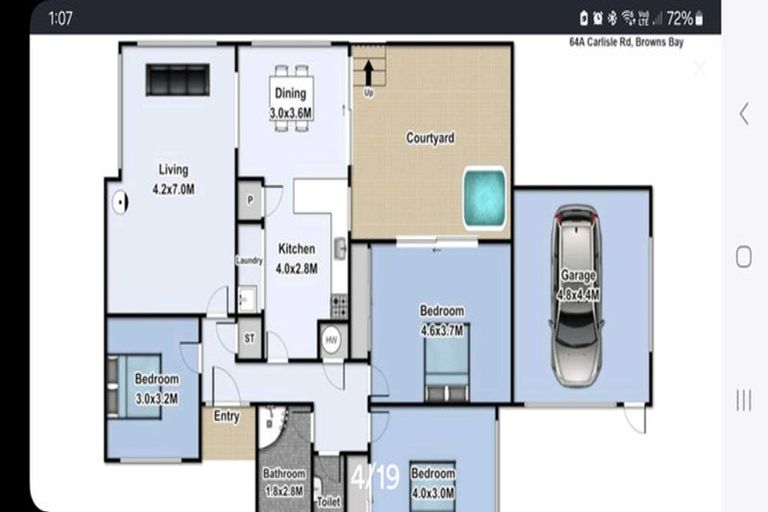 Photo of property in 1/64 Carlisle Road, Browns Bay, Auckland, 0630