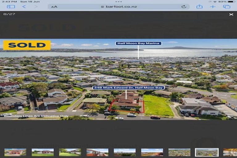 Photo of property in 34b Mark Edward Drive, Half Moon Bay, Auckland, 2012