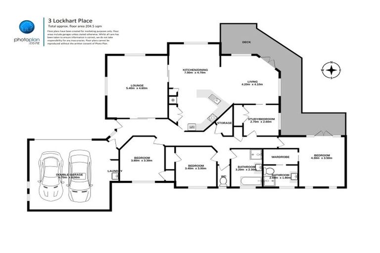 Photo of property in 3 Lockhart Place, Rototuna, Hamilton, 3210