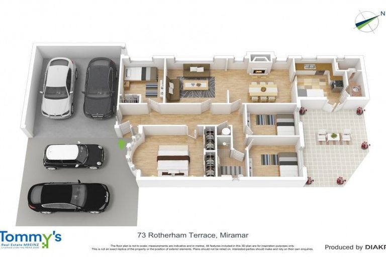 Photo of property in 73 Rotherham Terrace, Miramar, Wellington, 6022