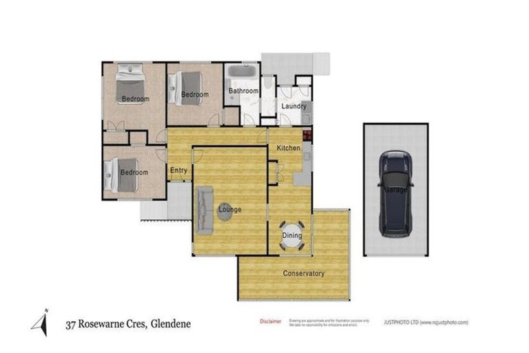 Photo of property in 37 Rosewarne Crescent, Glendene, Auckland, 0602