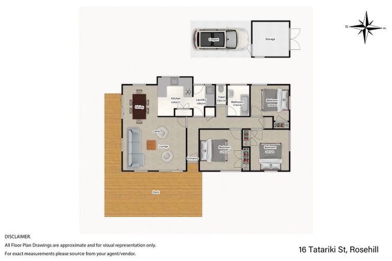 Photo of property in 16 Tatariki Street, Rosehill, Papakura, 2113