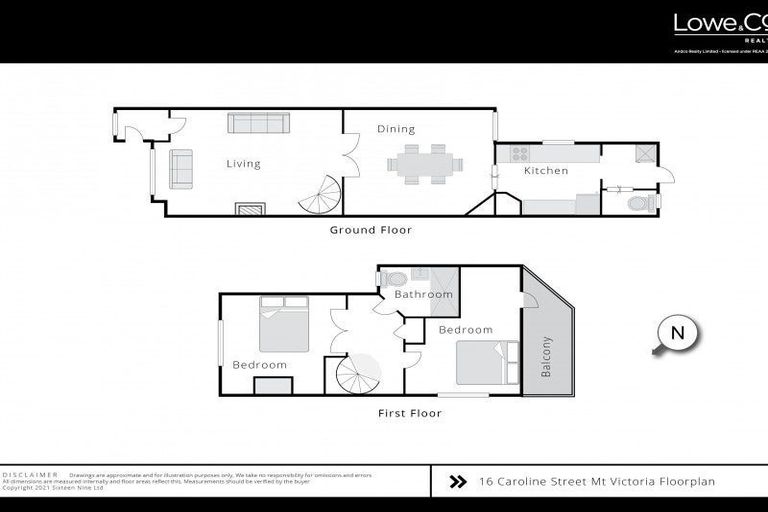 Photo of property in 16 Caroline Street, Mount Victoria, Wellington, 6011
