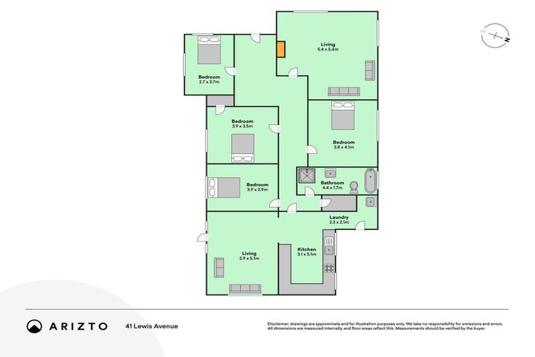 Photo of property in 41 Lewis Avenue, Aramoho, Whanganui, 4500