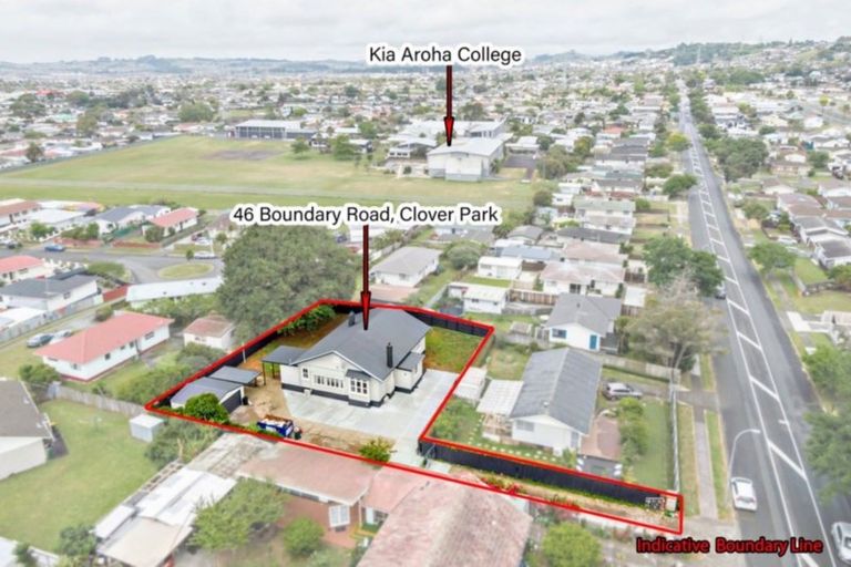 Photo of property in 46 Boundary Road, Clover Park, Auckland, 2019