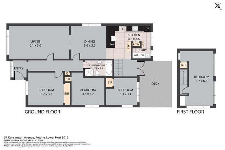 Photo of property in 57 Kensington Avenue, Petone, Lower Hutt, 5012