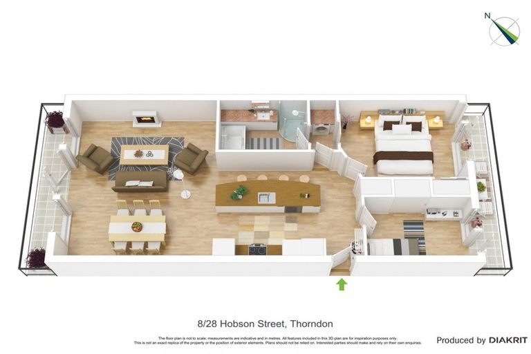 Photo of property in 8/28 Hobson Street, Thorndon, Wellington, 6011