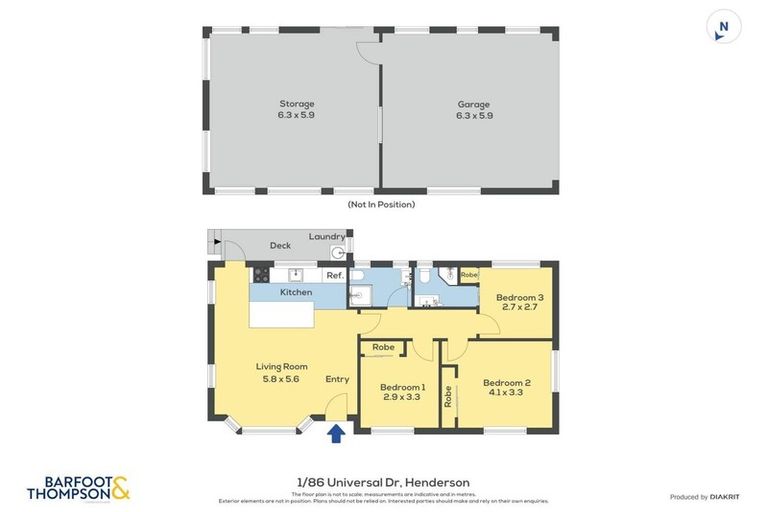 Photo of property in 1/86 Universal Drive, Henderson, Auckland, 0610