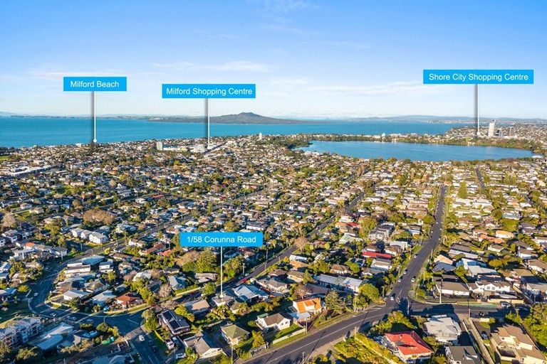 Photo of property in 1/58 Corunna Road, Milford, Auckland, 0620