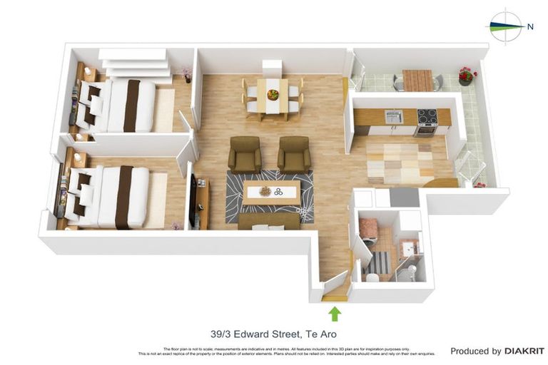 Photo of property in Edward Street Apartments, 39/3 Edward Street, Te Aro, Wellington, 6011