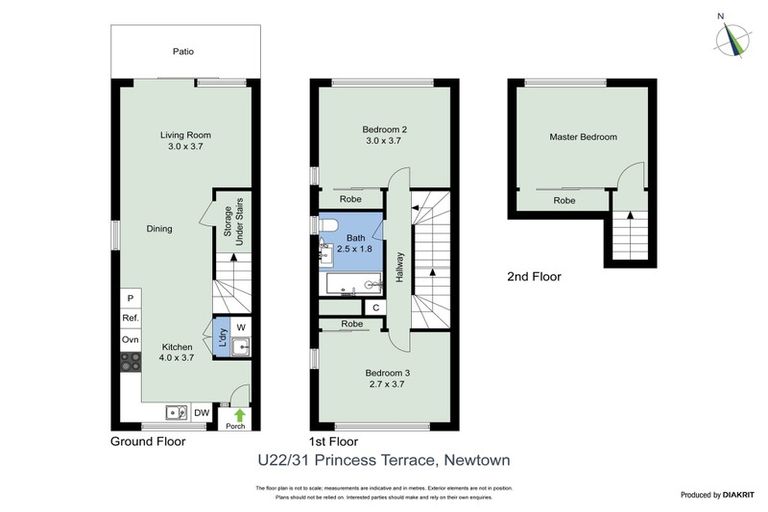 Photo of property in 22/31 Princess Terrace, Newtown, Wellington, 6021