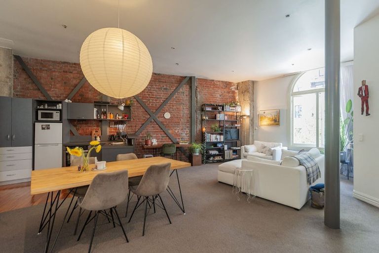 Photo of property in Columbia Apartments, 7/32 Cuba Street, Te Aro, Wellington, 6011