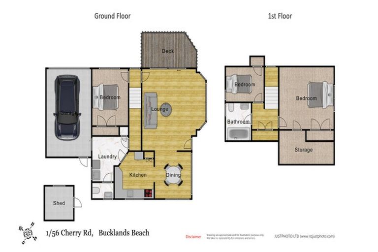 Photo of property in 1/56 Cherry Road, Bucklands Beach, Auckland, 2014