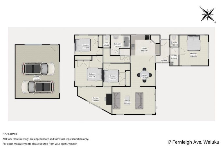 Photo of property in 17 Fernleigh Avenue, Waiuku, 2123