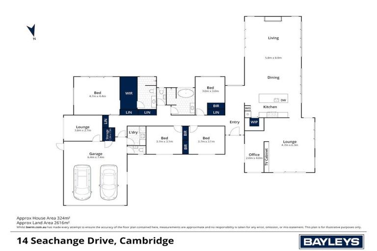 Photo of property in 14 Seachange Drive, Leamington, Cambridge, 3432