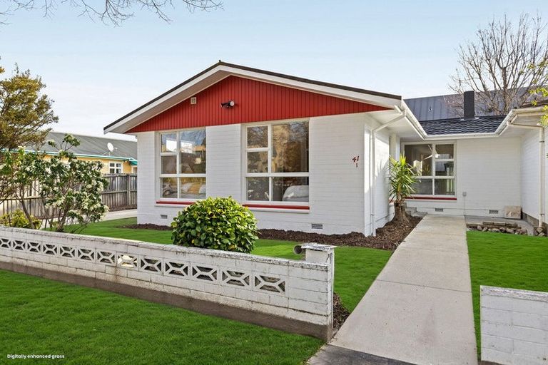Photo of property in 1/41 Darvel Street, Riccarton, Christchurch, 8011
