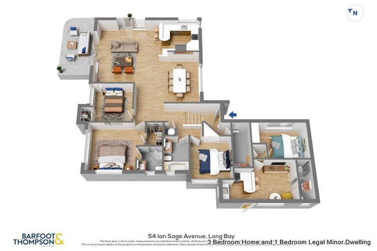 Photo of property in 54 Ian Sage Avenue, Long Bay, Auckland, 0630