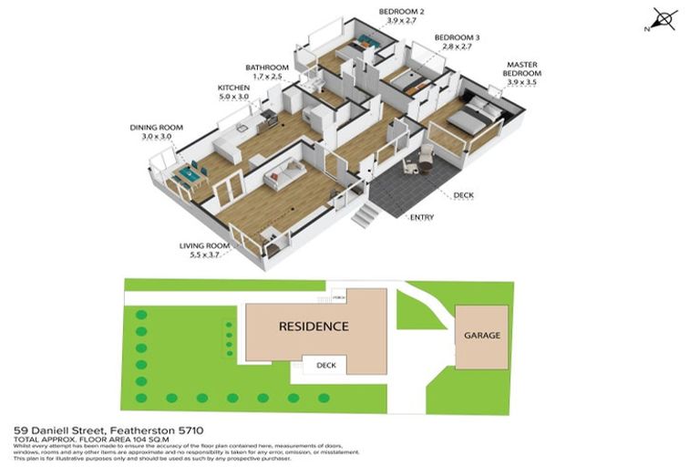 Photo of property in 59 Daniell Street, Featherston, 5710