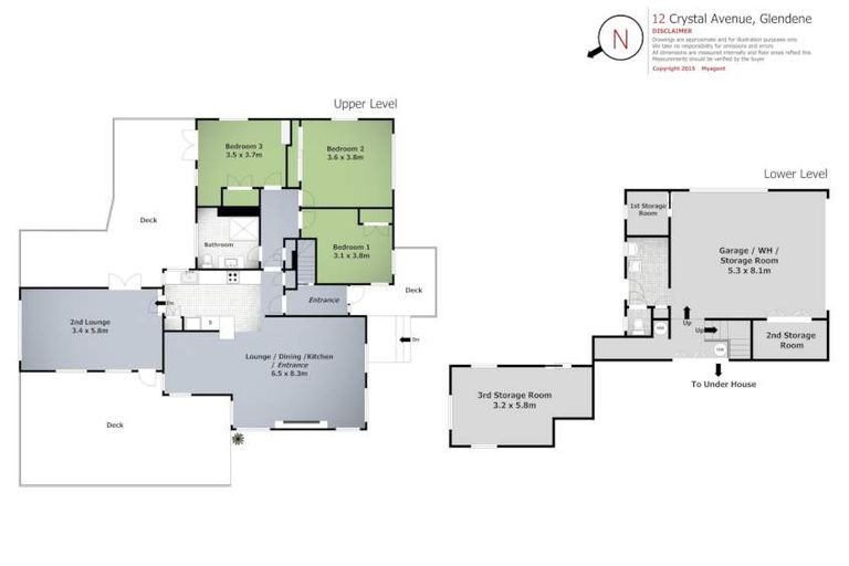 Photo of property in 12 Crystal Avenue, Glendene, Auckland, 0602