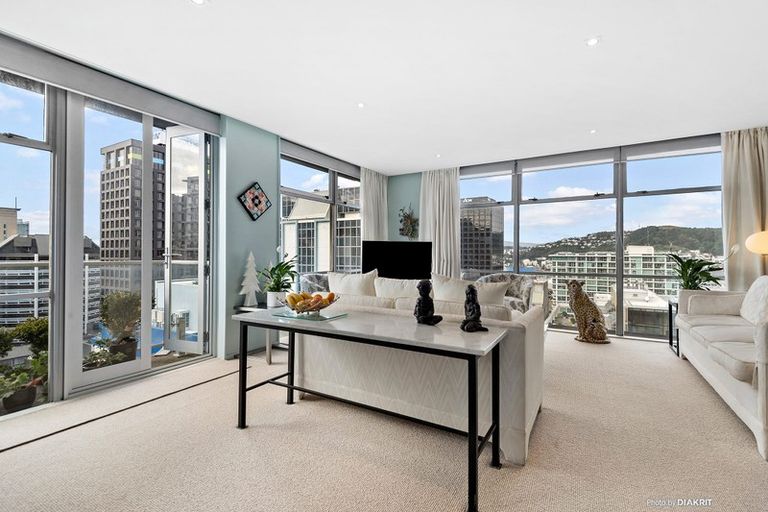 Photo of property in Jellicoe Towers, 191 The Terrace, Wellington Central, Wellington, 6011