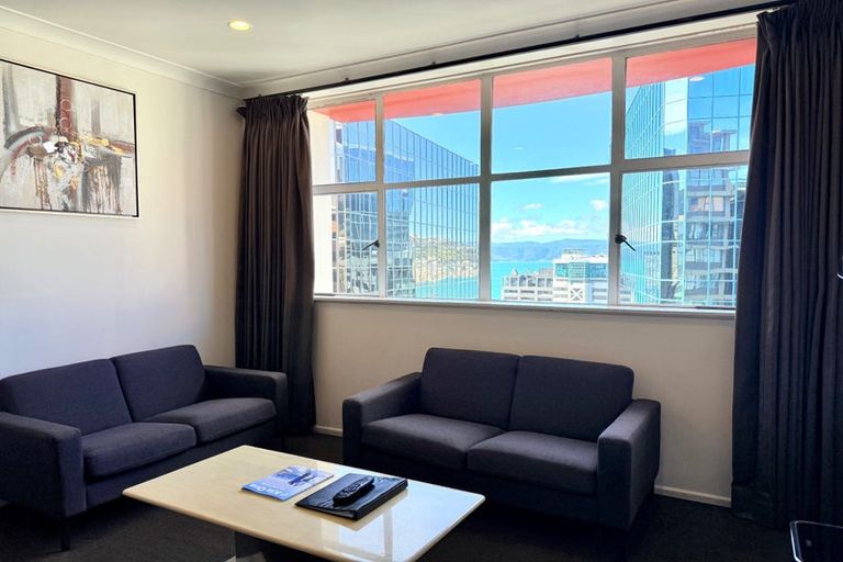 Photo of property in Terrace Garden Apartments, 10f/120 The Terrace, Wellington Central, Wellington, 6011