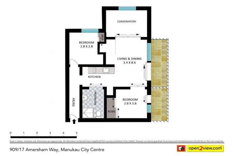 Photo of property in Proximity Apartments, 909/17 Osterley Way, Manukau, Auckland, 2104